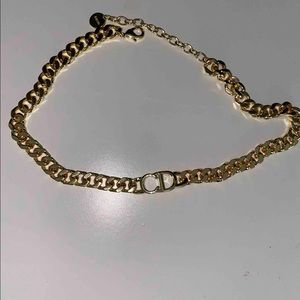 Cd chunky chain stainless steel necklace